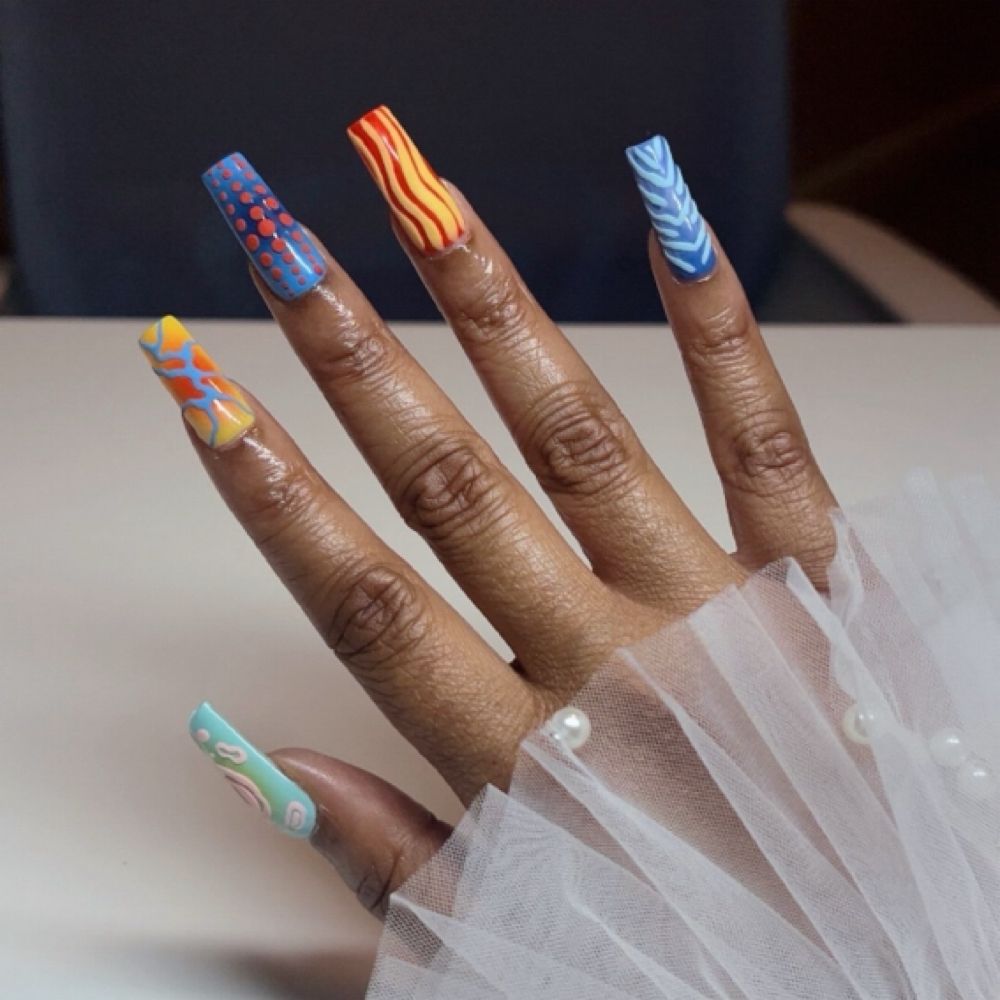 Yanna's Nail Studio nail work in Austin, example 1